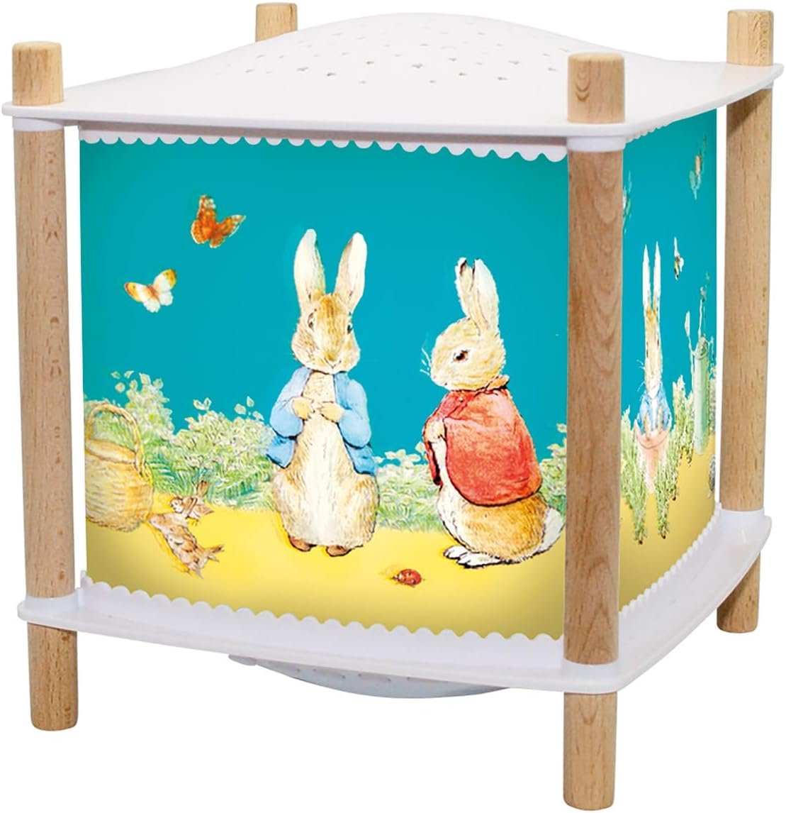 Trousselier - Peter Rabbit - Veilleuse Bébé Musicale et Lumineuse et Enfant - Lanterne ReVOLUTION 2.0