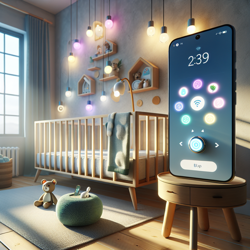 Veilleuses bébés connectées innovantes