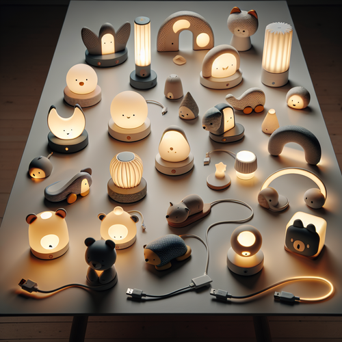 Veilleuse protectrice contre la peur du noir dans une chambre d’enfant