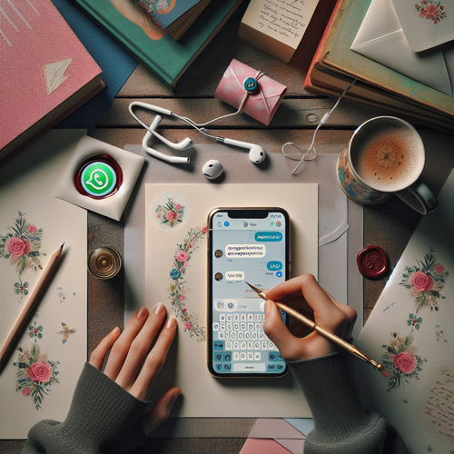 Parents écrivant un message de naissance pour une petite fille