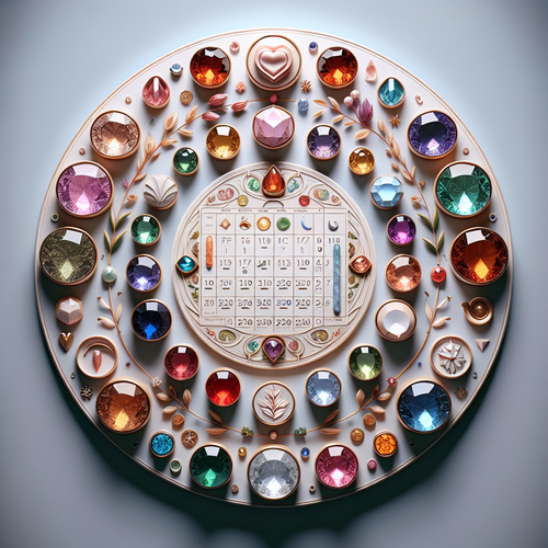 Pierres de naissance tendance personnalisées modernes