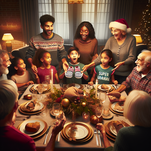 Annonce créative de grossesse sur les réseaux sociaux