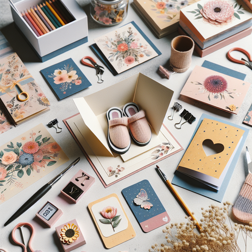Carte annonce grossesse pop-up et personnalisée, tendance créative sur fond clair