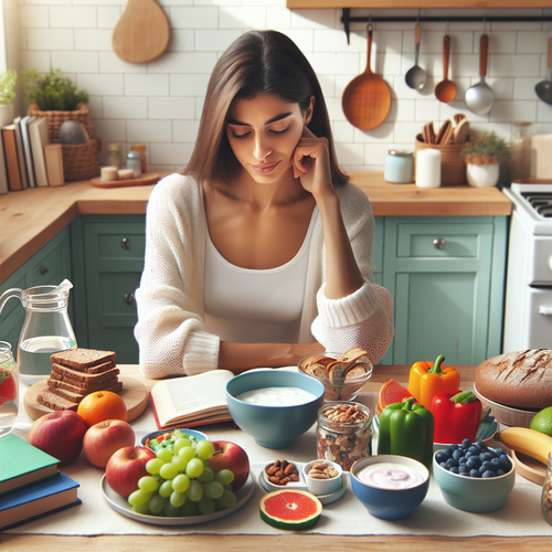Maman et bébé profitant d'un repas équilibré pour l'allaitement
