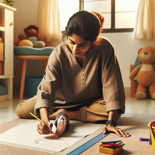 Schéma illustrant l’importance d’une bonne pointure de chaussure bébé