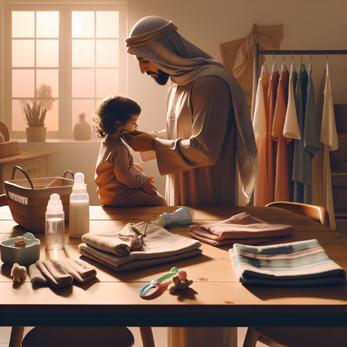 Utilisation d’un lange bébé pour protéger un nourrisson lors d’une promenade en poussette