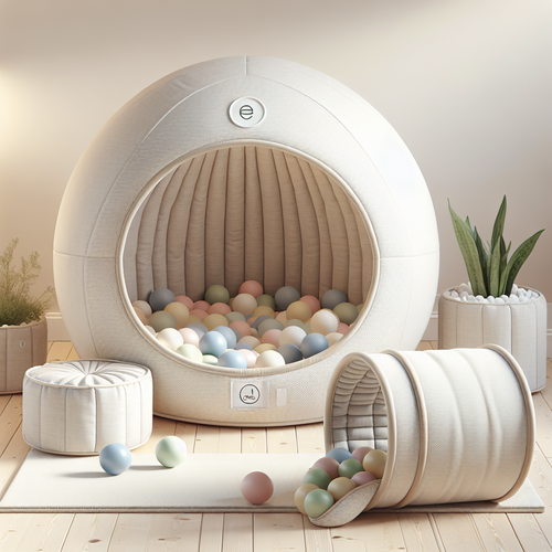 Sécurité et surveillance dans une piscine à balles pour bébé