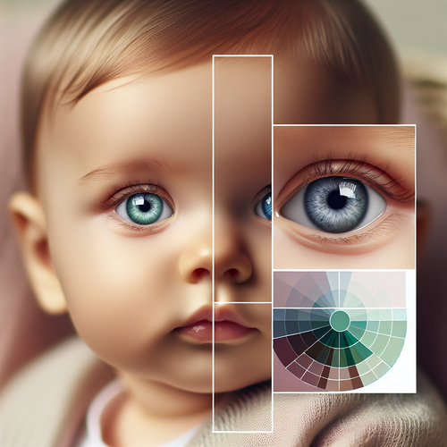 Iris de bébé bleu-gris avec lumière naturelle - formation couleur des yeux