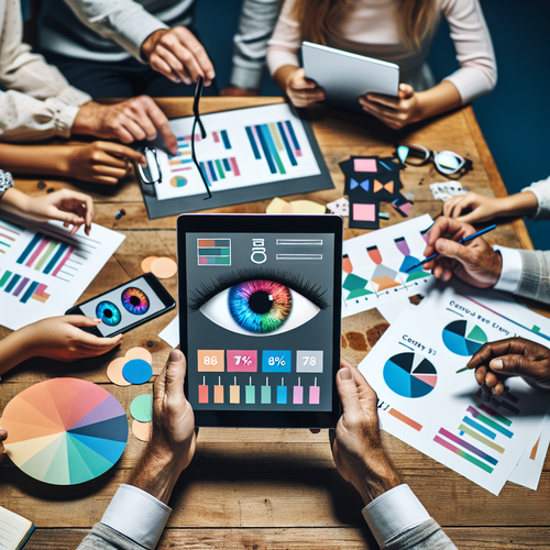 Test ADN couleur yeux bébé en laboratoire et outils numériques