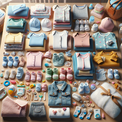 Sacs maternité tendances alignés sur un banc