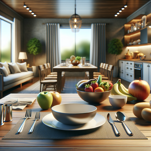 Enfant utilisant un bol en inox coloré