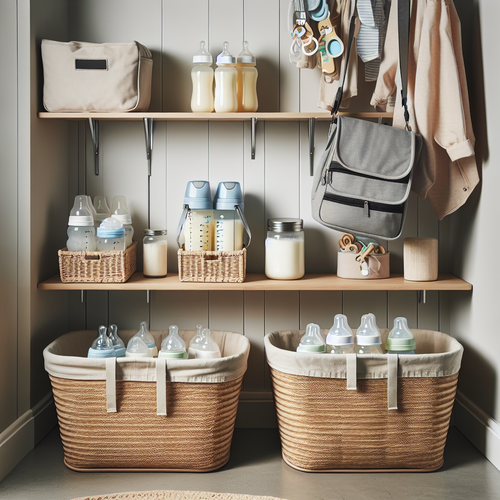 Comparaison de biberons en différentes matières et tailles